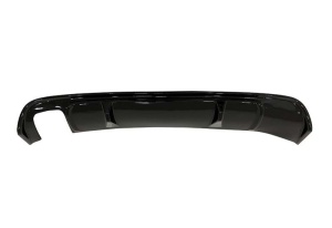 Hátsó lökhárító toldás, kompatibilis a VW Jetta Mk6 VI 2014-2018-as modellel, fényes fekete - Img 2
