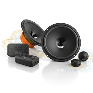 Hertz Dieci DSK 165.3 autós hangszórók, 2-utas rendszer szett, 165 mm, 80 W RMS, 4Ω, 4 hangszóró + tartozékok - Img 3