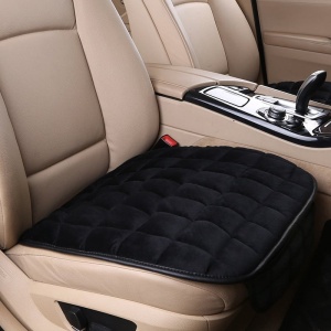 Husa scaun auto individuala pentru sezut, pentru fata, textil 50x50 cm, negru