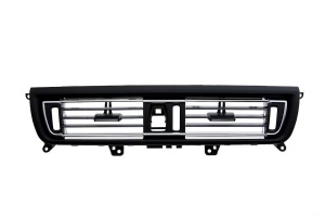 Központi szellőzőrács, kompatibilis a BMW 5-ös széria F10 F11 2010-2017 modellekkel, fekete és krómozott - Img 4