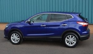 Króm ajtókilincs díszléc készlet, kompatibilis a 2014-2021-es Nissan Qashqai-val, csak Ikey nélküli járművekhez - Img 2