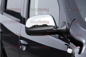 Króm tükörborítások Dacia Duster 2010-2012, ABS műanyag - Img 3