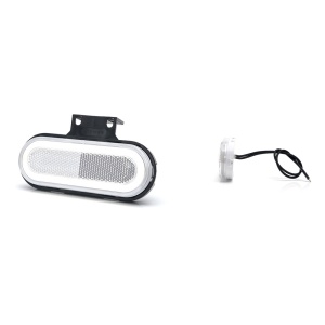 LAMPA GABARIT LED 1401 W198, 12V-24V, POZITIE ALB WAS