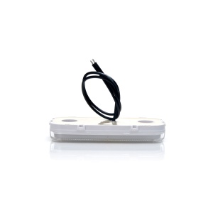 LAMPA GABARIT LED 1404 W199, 12V-24V, POZITIE ALB WAS - Img 2