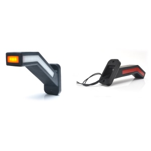 LAMPA GABARIT LED CU BRAT 1165P W168.1, 12V-24V, POZITIE ALB / ROSU / PORTOCALIU DREAPTA WAS - Img 8