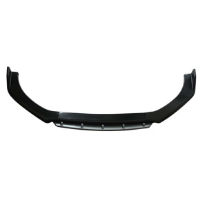 Megane Design első lökhárító toldás, fényes fekete, szürke ajakkal, 4 darabos, 180 cm hosszú