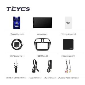 Navigatie Auto Teyes CC3 2K Suzuki SX4 2 2012-2016 4+32GB 9.5" QLED Octa-core 2Ghz Android 4G Bluetooth 5.1 DSP - Img 8