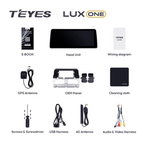 Navigatie Auto Teyes Lux One 360° Toyota Toyota Land Cruiser Prado 150 2018-2020 6+128GB 12.3" IPS Octa-core 2Ghz, Android 4G Bluetooth 5.1 DSP - Img 8