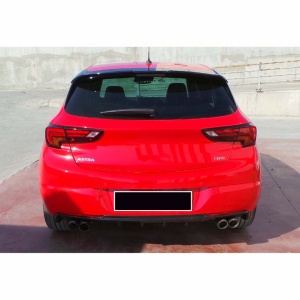 Opel Astra K 2015-2020 Hatchback modellhez kompatibilis csomagtartó spoiler, festetlen szálas - Img 3