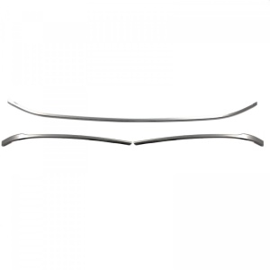 Ornamente inox pentru bara fata compatibile cu VW Passat B8 2015-2019 sedan - Img 1
