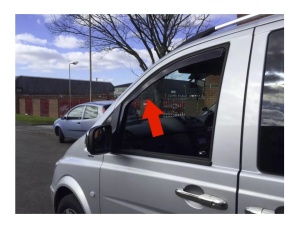 Paravanturi auto compatibile cu Mercedes Vito/Viano W639 2003-2014, fata - Img 5