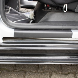 Set 4 protectii praguri din plastic compatibil cu VW Caddy 2015-2020 - Img 8