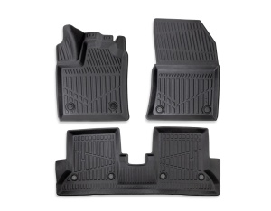 Set covorase auto cauciuc BMW seria 1 E87 2004-2010, forma tavita 3 D