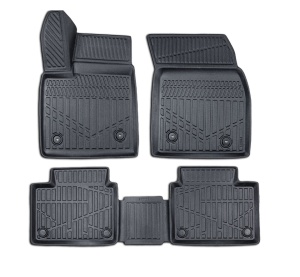 Set covorase auto cauciuc Ford Focus 4 IV 2018->, forma tavita 3D