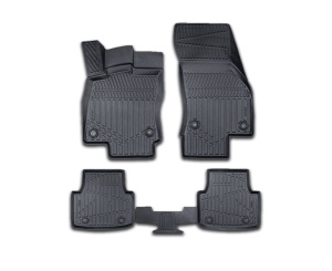 Set covorase auto cauciuc Skoda Octavia 3 III 2013-2020, forma tavita 3D