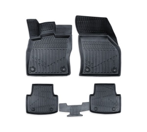 Set covorase auto cauciuc Skoda Octavia 4 IV 2020-2025, forma tavita 3D
