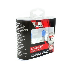 Set de 2 becuri Halogen H3, 100W +130% Intensitate - LONG LIFE - Img 3