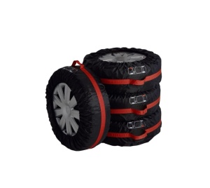 Set de 4 huse universale impermeabile pentru depozitarea anvelopelor de rezerva, pentru jante13-18 inch