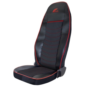 SET HUSE SCAUN TRUCK UMBRELLA PENTRU SCANIA SERIA R 2006-2020 PIELE ECOLOGICA NEAGRA + VELVET NEGRU - Img 2