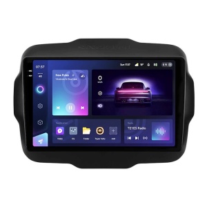 Teyes CC3 autós navigáció 2K 360° Jeep Renegade 2014-2018 6+128GB 9.5" QLED Octa-core 2Ghz, Android 4G Bluetooth 5.1 DSP