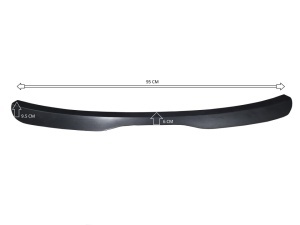 Univerzális autóspoiler M4 típus fényes fekete 95 cm hosszú - Img 4