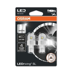 2 db-os kiegészítő LED izzó készlet 12V (W16W) fehér 6000K BLI OSRAM - Img 2