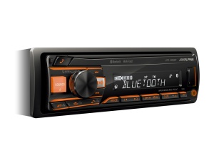 Alpine UTE-200BT autós lejátszó, USB, Bluetooth, többszínű, 4x50W - Img 1