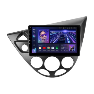 Automata navigáció Teyes CC3 Ford Focus 1 1998-2005 4+32GB 9" QLED Octa-core 1.8Ghz, Android 4G Bluetooth 5.1 DSP