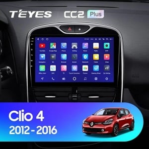 Autós navigáció Teyes CC3L Renault Clio 4 2012-2015 4+64GB 10.2" IPS Octa-core 1.6Ghz, Android 4G Bluetooth 5.1 DSP - Img 2