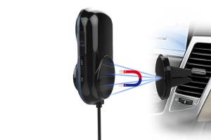 AUTÓS TÖLTŐ 1X USB QC3.0 ÉS 1X USB 2.4A BLUETOOTH-TAL ÉS FM MODULÁTORRAL - Img 8