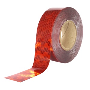 Avery piros fényvisszaverő szalag 50,8 mm x 50 m ECE 104