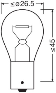BEC 12V PY21W ORIGINAL SET 10 BUC OSRAM - Img 2