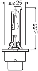 BEC XENON 85V D2R XENARC COOL BLUE INTENSE NextGen OSRAM - Img 2