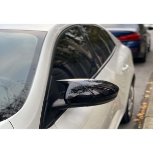 Capace oglinda compatibile cu Renault Clio V 2019->, Megane IV 2016->, Talisman 2015-> Negru lucios Batman Style - Img 2