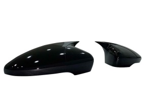Capace oglinda compatibile cu VW Passat CC 2008-2017 Negru lucios Batman Style - Img 4
