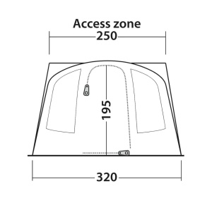 Cort auto pentru usa culisanta van, camping, plaja, pescuit, Outwell Vehicle Awning Fresno - Img 14