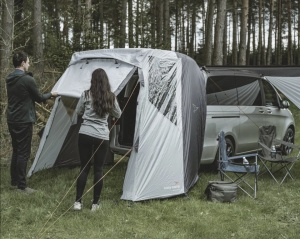 Cort camping tip copertina pentru haion masina Easy Camp Krossbu, 195x190 cm pentru VW T5 T6, Mercedes Vito W639 W447, Clasa V - Img 9