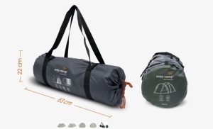 Cort camping tip dom Easy Camp Kinn 5, 420x310x190 cm, pentru 5 persoane - Img 5