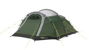 Cort camping tip tunel, cu 2 camere, pentru 4 persoane, 420x260x140 cm, Outwell Tent Earth 4 Plus