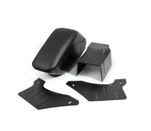 Cotiera auto universala neagra si cusatura neagra - Img 3