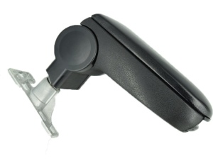 Cotiera auto VW PASSAT B5 1996-2001, negru, material textil - Img 2