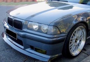 Első lökhárító toldás, kompatibilis a BMW 3-as széria E36 1991-1998 M3 Design-nal