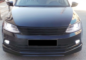 Első lökhárító toldás, kompatibilis a VW JETTA 2014-2017 R Design modellel - Img 3
