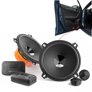 Hertz Dieci DSK 130.3 autós hangszórók, 2-utas rendszer szett, 130mm, 60W RMS, 4Ω, 4 hangszóró + tartozékok - Img 4