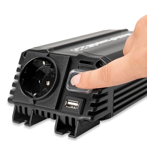 HEYNER PREMIUM M PRO FESZÜLTSÉGVÁLTÓ 300-600W 12V TÁPELLÉK 230V KIMENET USB-VEL - Img 2