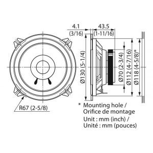 KFC-S1356 ΗΧΕΙΑ DUAL CONE KENWOOD 13 εκ., 30 W RMS - Img 2