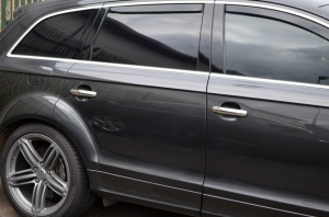 Króm díszek, kilincsek, kompatibilisek az AUDI Q7 2006-2010 modellekkel kulcs nélküli rendszer nélkül - Img 2