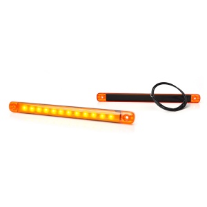 LAMPA GABARIT LED 720 W97.5, 12V-24V, POZITIE PORTOCALIU WAS - Img 8