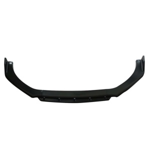 Megane Design első lökhárító toldás, fényes fekete, fekete ajakkal, 4 darabos, 180 cm hosszú - Img 1