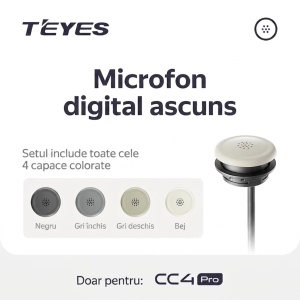 Microfon Digital Ascuns Teyes, Compatibil CC4 Pro